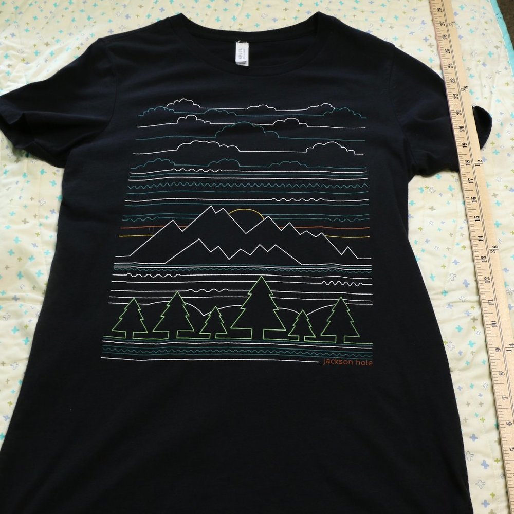 Jackson Hole Travel Graphic T Shirt